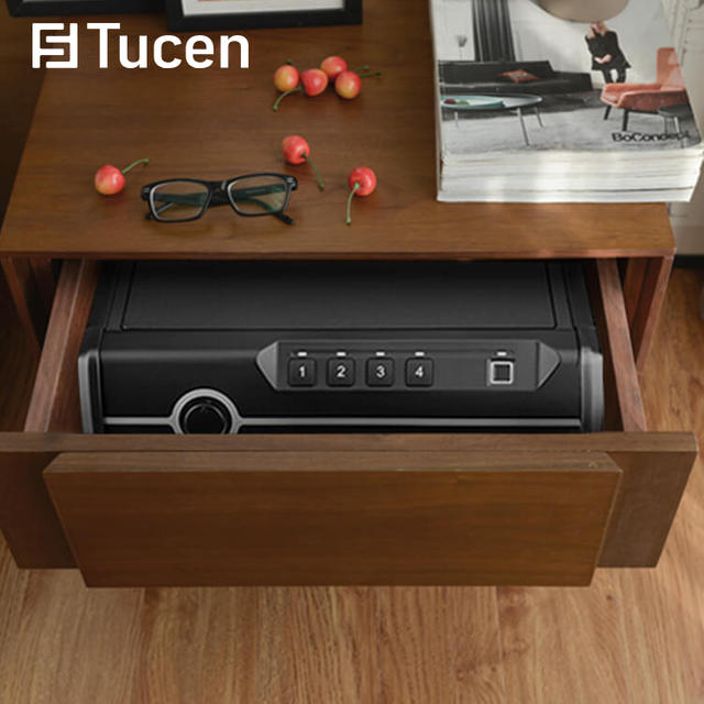 PS1201E Tucen Amazon Firearm Safety Device Gun Safe Box Hidden Portable Hand Gun Pistols Safes