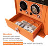  Digital Lock Watch Winder Security Jewelry Safe Box with Mirror Portablefor Rings