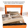  Digital Lock Watch Winder Security Jewelry Safe Box with Mirror Portablefor Rings
