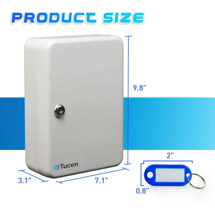 Tucen KB0100K Series Key Lock 20/48/45/93 Position Key Cabinet Lock Box Grey