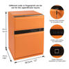  Digital Lock Watch Winder Security Jewelry Safe Box with Mirror Portablefor Rings