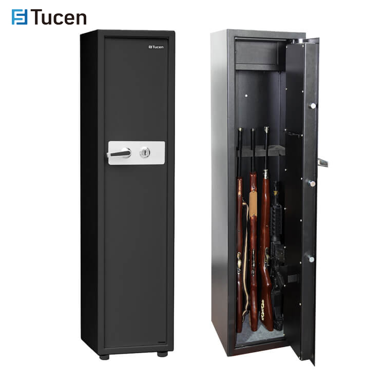 Tucen GS0100M Series Easy To Operate 5 Rifles Liberty Gun Safe With Ammo Cans