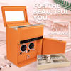  Digital Lock Watch Winder Security Jewelry Safe Box with Mirror Portablefor Rings