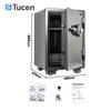 Tucen FP0403M Fireproof mechanical Stainless Steel Safes For Home 60 Minutes